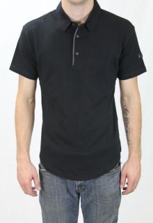ARMANI JEANS Mens Black Short Sleeve Polo Shirt QMM75/QU Sz S M L XL