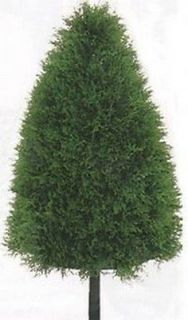 One 3 foot Artificial Cypress Cone Topiary Tree Indoor or Outdoor