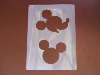 Mickey Mouse Head Stencil Airbrush Painting Art