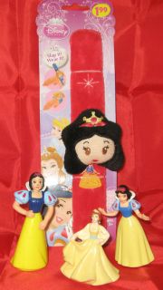 Piece set, Snow White, Disney, Slap Bracelet and 2 Snow White