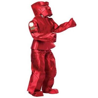 Red Rock Em Sock Em Robot Costume