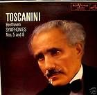 Arturo Toscanini (1952 RCA LP Playtested LM1757) Beethoven Symphony