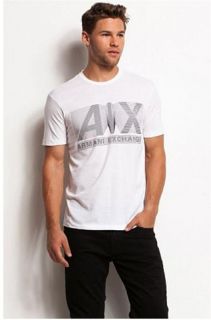 New Armani Exchange AX Mens Slim/Muscle Fit 3D Logo Tee Shirt