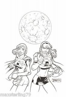 Ed Benes Supergirl Original Art Cover Commission