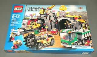 LEGO CITY Set 4204 The Mine w Train, Crane, Truck, Drill NEW Sealed