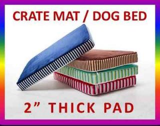 Dog Crate Mat or Bed   2 THICK PADDING Best Mats on    6 Sizes