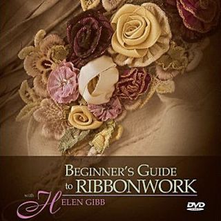 BEGINNERS GUIDE TO RIBBON WORK Silk Flower NEW DVD Roses Pansies