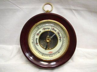 Vintage ATCO German Barometer Weather Station Porcelain Face