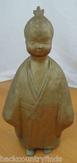 Solid Asian Chinese Japanese Man Statue Figure Home Garden Decor