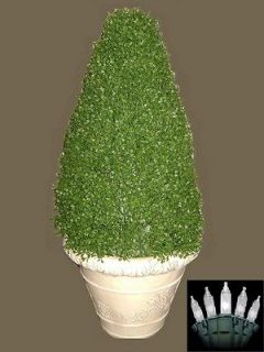 One 3 Artificial Boxwood Urn Topiary Christmas Tree Potted Outdoor W