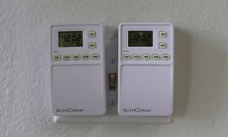 PACK AUTOCHRON AUTOMATIC WIRELESS WALL SWITCH TIMERS   PROGRAMMABLE