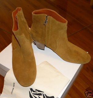 NEW IN BOX AUTHENTIC ISABEL MARANT DICKER BOOTS SHOES CAMEL 40