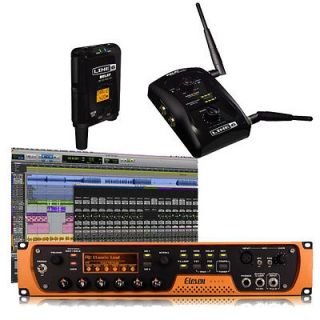Rack Guitar Pro Tools Audio Interface w/ Line 6 G50 Guitar Wireless