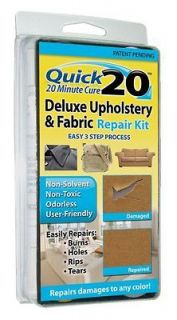 Leather Quick 20 Fabric Upholstery Repair Kit As Seen On TV Fast Ship