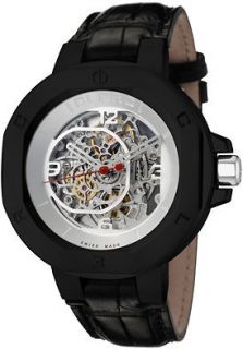 Clerc Watch I8SKA11 BLKST Mens Icon 8 Automatic Skeletonized See Thru