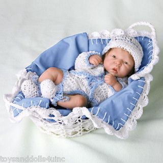 Ashton Drake Buddy in Blue Baskets of Blessings Baby Doll