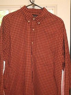American Eagle Outfitters Plaid Red & Black Long Sleeve Shirt Men