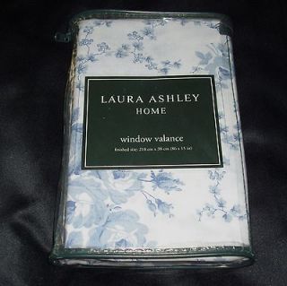 LAURA ASHLEY SOPHIA WINDOW VALANCE ( 86x15 ) ~NEW IN PACKAGE
