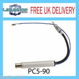 PC5 90 AUDI A2 A3 A4 AMPLIFIED ISO   DIN AERIAL REPLACEMENT ADAPTOR
