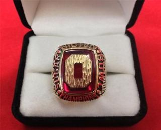 1998 Ohio State Big Ten Sugar Bowl Championship Ring Rare 10K Jostens