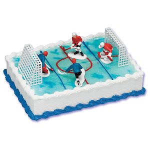 HOCKEY Cake Decoration Party Birthday Kit Sports Favor