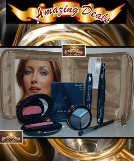 Avon Get the Look Collection Cosmetics Travel Bag Set