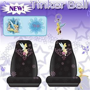 4pc Tinkerbell Fearless Car Seat Covers Accessories