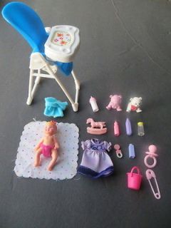 mattel Barbie baby Krissy doll & accessories