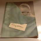 Vintage 1950 Baby book Guide Care For Newborn, Poems, Product Ads