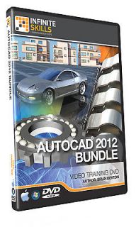 InfiniteSkills Complete AutoCAD 2012 Tutorial / Training DVD Bundle