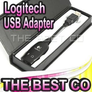 New Original Logitech USB To 3.5mm Jack Audio Adapter