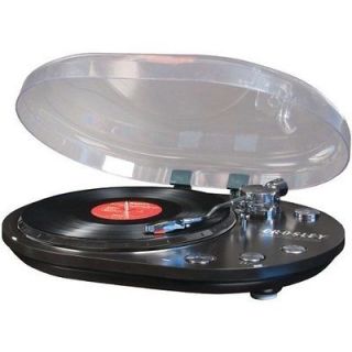 New oval Crosley record player retro turntable converts vinyl to