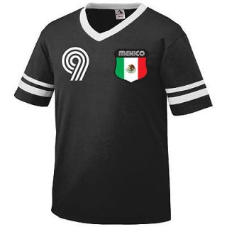 MEXICO Retro Soccer Jersey Mens T Shirt Futbol Camiseta