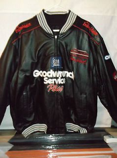 EARNHARDT SR. LEATHER REVERSIBLE JACKET BY CHASE AUTHENTICS X LARGE