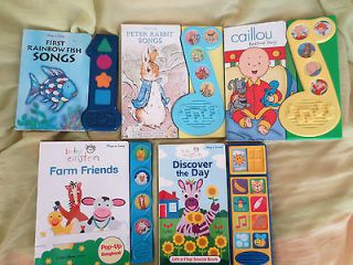 Baby Einstein Caillou Peter Rabbit 4 Books See Photos for Titles