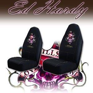 Ed Hardy Love Kill Design Car Seat Covers Set NEW