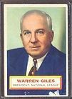 1950s 60s Spalding National League baseball w box Warren Giles