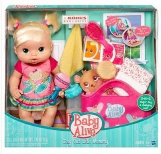 NIB Hasbro Baby Alive Day Out with Mommy Doll Set   Cyber Monday