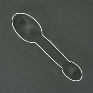 SPOON 4 METAL COOKIE CUTTER FONDANT CLAY STENCIL PARTY FAVORS
