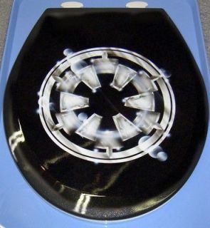 Star Wars Bath Custom Toilet Seat, Imperial Logo Design, Cut Metal