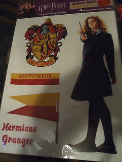 New Sealed Harry Potter Repositionable Wall Art Sheets   THE HERIONE