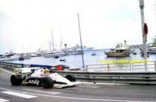 AYRTON SENNA Toleman TG184 HartTurbo. Monaco GP 1984(a)