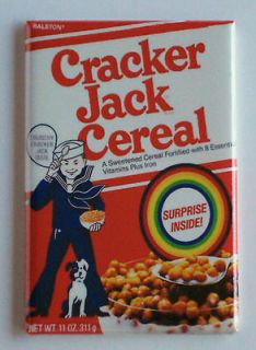 Cracker Jack FRIDGE MAGNET cereal box prize sailor popcorn caramel