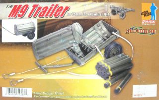 Dragon Cyber Hobby 1/6 Scale 12 WWII US M9 Trailer for 75mm Pack