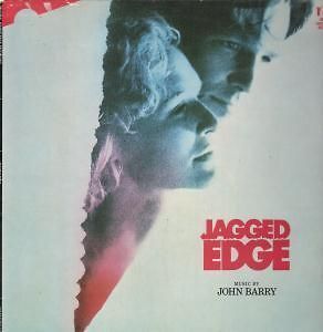 JOHN BARRY jagged edge LP 2 track soundtrack but sleeve has creasing