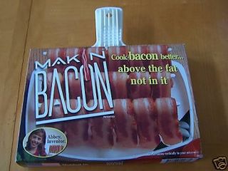 Makin Bacon Microwavable Tray ( Cook Bacon Fast & Easy)