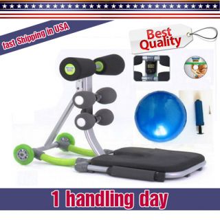 TOTAL CORE fitness machine for abs + training ball and LCD couter