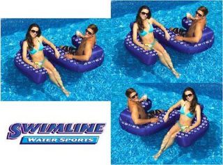 Swimline 15122DC Swimming Pool Float Inflatable Designer Double