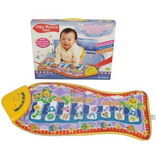 Music Musical Animal Fish Piano Touch Kick Play Mat Toy Gift For Baby