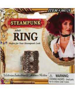 Steampunk gear leather bracelet halloween costume intimate apparel